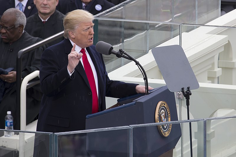 File:800px-Donald Trump delivering inauguration speech 2017-01-20.jpg